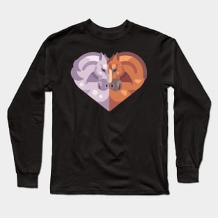 Romantic Horses Long Sleeve T-Shirt